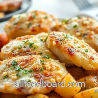 Bake Garlic Parmesan Chicken with Potatoes