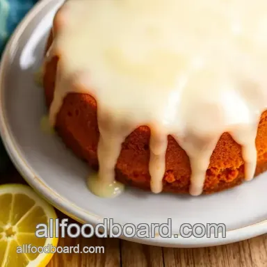 Bake Kefir Cake with Zesty Lemon Glaze Recipe Card