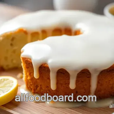 Bake Kefir Cake with Zesty Lemon Glaze