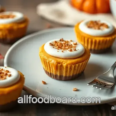 Easy & Delicious Bake Mini Pumpkin Cheesecake Bites | Fall Treats You&rsquo;ll Adore