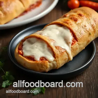 My Family's Favorite Bake Pepperoni Stromboli - Quick & Delicious! Recipe Card