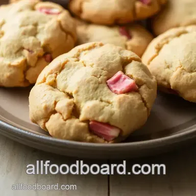 Bake Rhubarb Cookies – Soft and Tasty Treats Recipe Card
