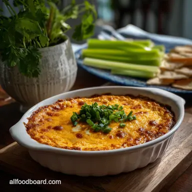 Baked Buffalo Chicken Dip in 30 Minutes: Creamy & Tangy Recipe Recipe Card