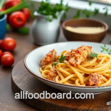 Easy & Delicious Bake Cavatappi Chicken & Ham Delight (45 min): A Family Favorite Recipe Card