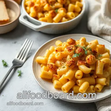Easy Bake Cellentani Mac & Cheese Delight: A Family Favorite Comfort Food Recipe Card