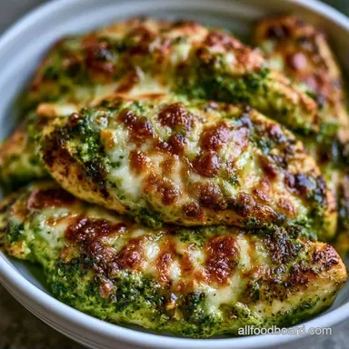 Baked Pesto Chicken in 30 Minutes Recipe Card