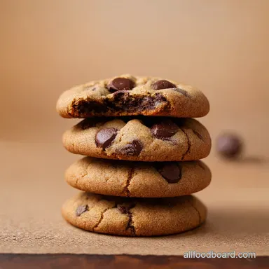 Bakery Style Chocolate Chip Crush Cookies Recipe Card