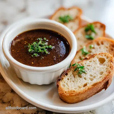 Easy Copycat Creamy Balsamic Bread Dip in 5 Min