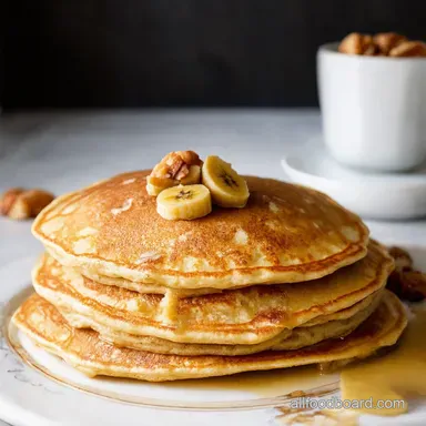 Easy Banana Nut Pancakes A Fluffy Weekend Treat Recipe Card