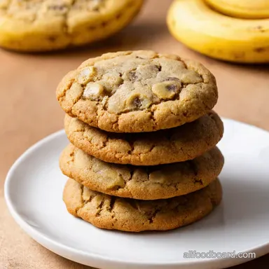 Banana Oat Bliss Cookies Healthy Easy Delicious Recipe Card