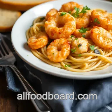 Ultimate Fried Shrimp Creamy Pasta Delight: 5 Easy Tips to Wow Your Family! Recipe Card