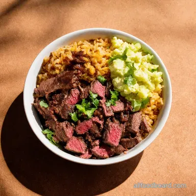 BBQ Steak Rice Bowls A TexMex Fiesta in a Bowl