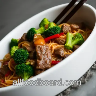 Quick & Flavorful Beef and Broccoli Ramen Stir Fry - Family-Friendly Recipe Recipe Card