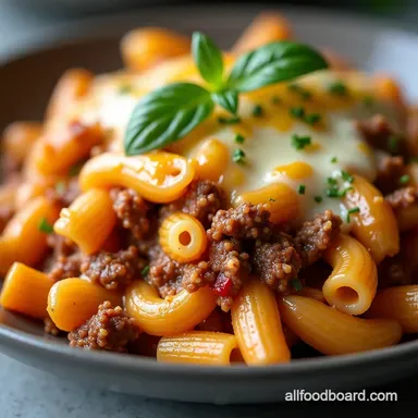 Ground Beef Cottage Cheese Pasta Bake Quick High Protein