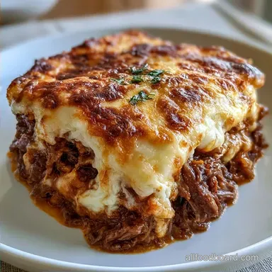 Slow-Cooked Beef Short Rib Lasagna
