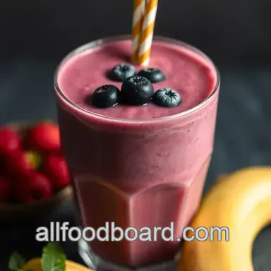 Berry Blast Smoothie: Your Easy, Customizable Start! Recipe Card