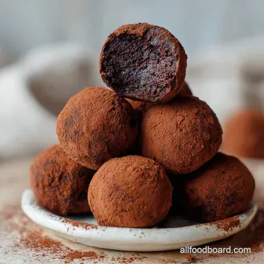 The Best Brownie Truffles: Rustic Bakery Bites Recipe Card