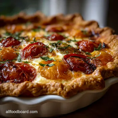 Fresh Tomato Pie: Flaky Crust, Creamy Cheese, and Simple Summer Garden Tomato Recipes
