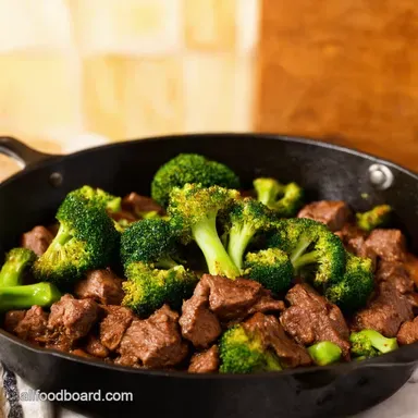 BetterThanTakeout Beef Broccoli One Pan Sorted Recipe Card