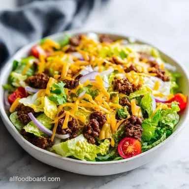 Big Mac Salad Recipe in 18 Minutes Recipe Card