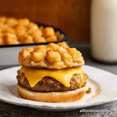 Big Mac Tater Tot Casserole Cheeseburger Bliss Recipe Card