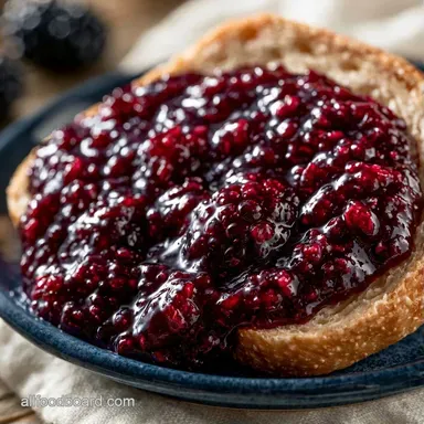 Blackberry Jam with Powdered Pectin Recipe Card