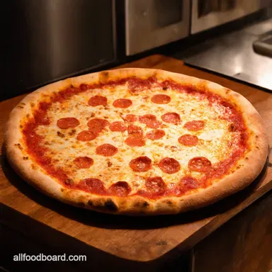 OldSchool Lunchroom Pizza Taste of Childhood Recipe Card