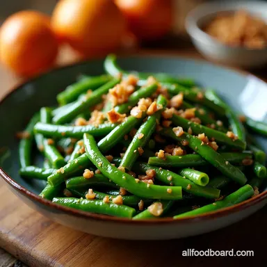 The Best WokKissed Chinese Garlic Green Beans Recipe Recipe Card