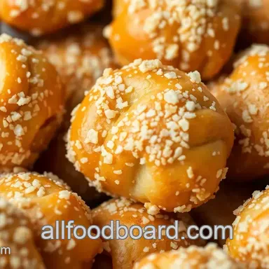 Boiled Pretzel Bites with Crunchy Coating