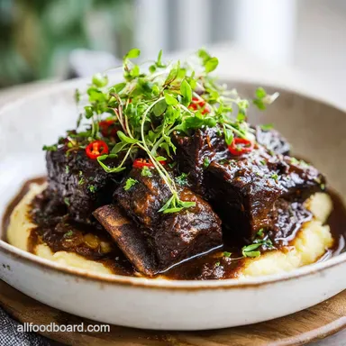 Fall-Off-The-Bone Short Ribs for 4 Servings