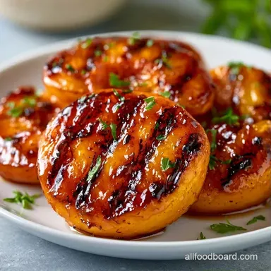 Brown Sugar Grilled Peaches in 13 Minutes Recipe Card