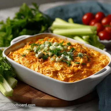 Buffalo Chicken Dip: Instant Pot Recipe Recipe Card