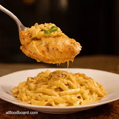 Cajun Kickin Chicken Alfredo Easy Bayou Meets Italy Recipe Card