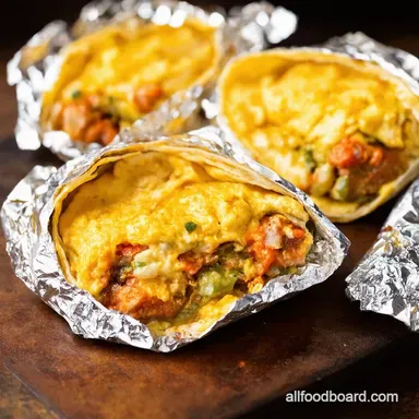 Campfire Breakfast Burritos Foil Packet Bonanza Recipe Card
