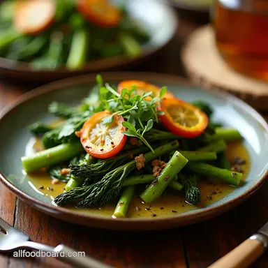 Charred Broccolini The Best Steak Side Dishes Not Potatoes Recipe Card