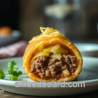 Cheeseburger Egg Roll Crispy egg? My State Fair Secret!