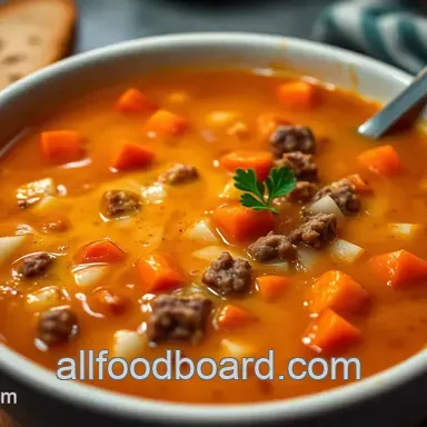 Cozy Cheeseburger Soup: A Hearty Family Favorite