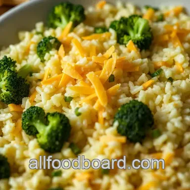Cheesy Broccoli Rice Casserole: A Family Comfort Classic Recipe Card