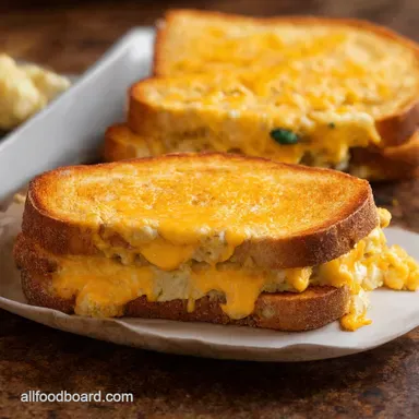 Cheesy Cauliflower Grilled Cheese VeggiePacked Comfort Recipe Card