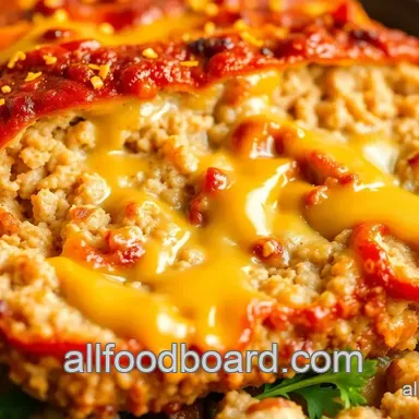 Cheesy Chicken Cordon Bleu Meatloaf Surprise