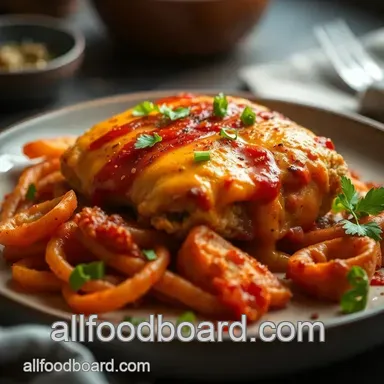 Ultimate Bake Cheesy Chicken with Spicy Fajita Flavor: A Family Favorite! Recipe Card