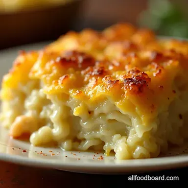 Cheesy Dream Scalloped Cabbage Casserole So Easy Recipe Card