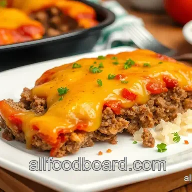 How to Bake Ground Beef Cheesy Philly Meatloaf: The Ultimate Comfort Dish!