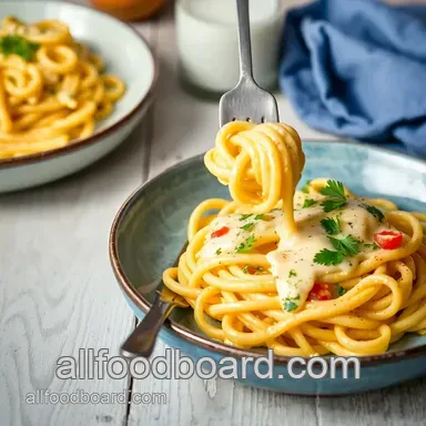 How to Make Quick Cheesy Pasta with Creamy Sauce: A Cozy Family Favorite Recipe Card