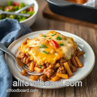 How to Bake Cheesy Beef Casserole in 1 Hour: A Grandmother’s Delight Recipe Card