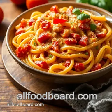 Delicious Creamy Cheesy Rotel Pasta Fiesta in 30 Min: My Family's Favorite! Recipe Card