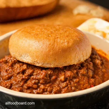 Chef Johns Hot Sloppy Joe Dip Easy Comfort Food Recipe Card