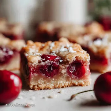 Cherry Pie Bars: Make Ahead and Freezer-Friendly