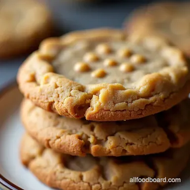 Perfectly Chewy Peanut Butter Cookies Classic Fork Mark Recipe