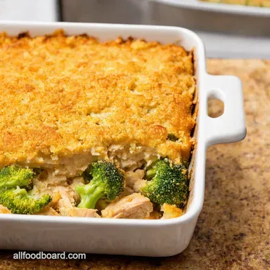 Chicken Broccoli Stuffing Casserole Comfort Food Made Easy Recipe Card